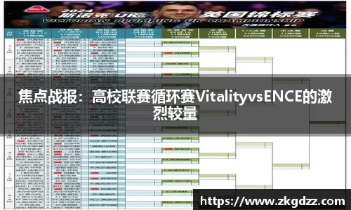 焦点战报：高校联赛循环赛VitalityvsENCE的激烈较量